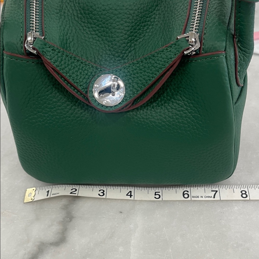 Green Leather Shoulder Bag - Picture 9 of 15